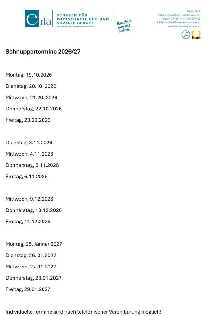 Schnuppertermine 2026727